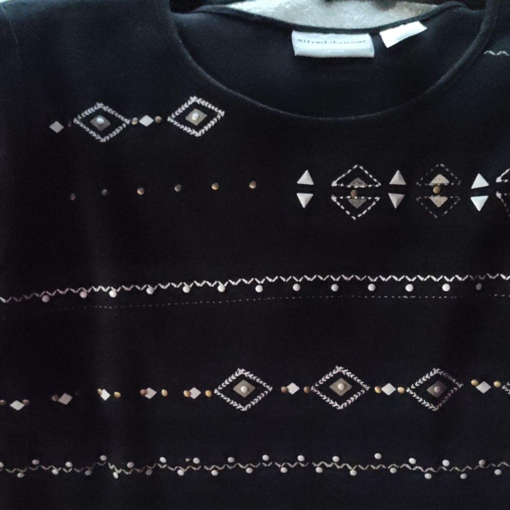 ✨ Alfred dunner women's PXL short sleeve top - Picture 3 of 3